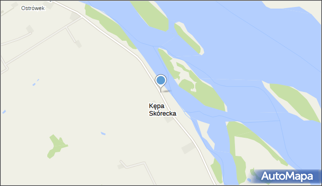 Kępa Skórecka, Kępa Skórecka, mapa Kępa Skórecka