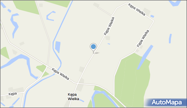 Kępa Wielka, Kępa Wielka, mapa Kępa Wielka