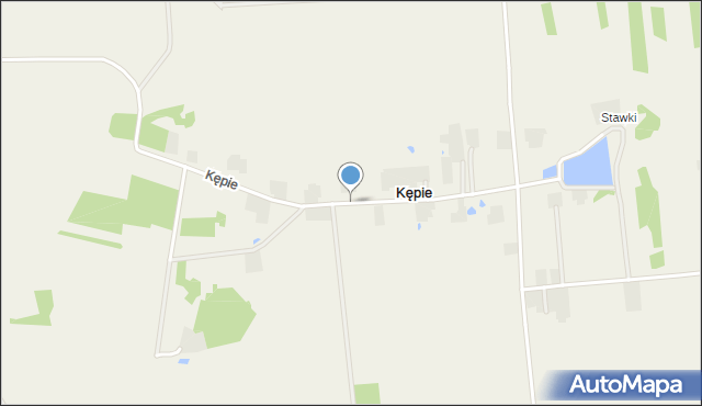 Kępie gmina Oleśnica, Kępie, mapa Kępie gmina Oleśnica