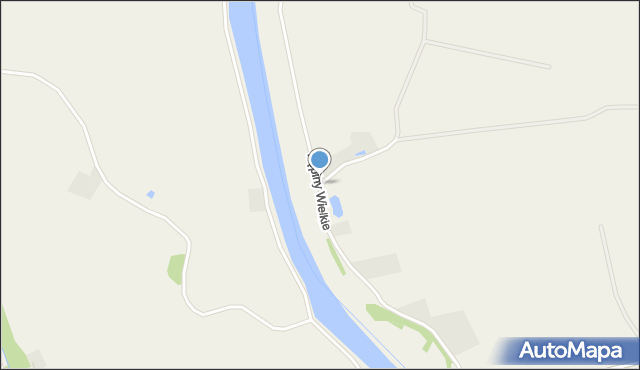 Kępiny Wielkie, Kępiny Wielkie, mapa Kępiny Wielkie