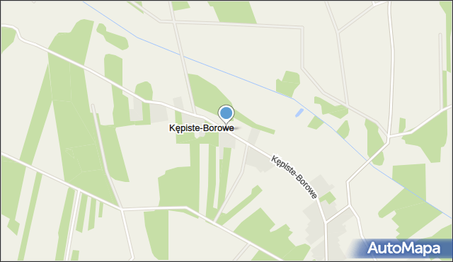 Kępiste-Borowe, Kępiste-Borowe, mapa Kępiste-Borowe