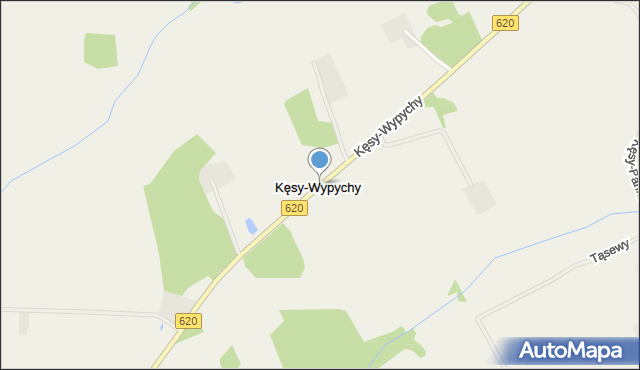 Kęsy-Wypychy, Kęsy-Wypychy, mapa Kęsy-Wypychy