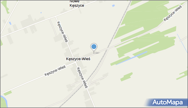 Kęszyce-Wieś, Kęszyce-Wieś, mapa Kęszyce-Wieś