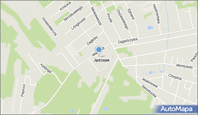 Kobyłka, Kępna, mapa Kobyłka