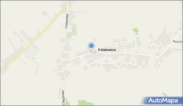 Kidałowice, Kidałowice, mapa Kidałowice