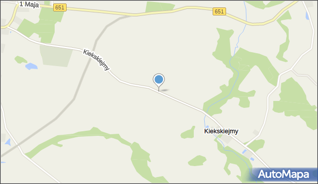 Kiekskiejmy, Kiekskiejmy, mapa Kiekskiejmy