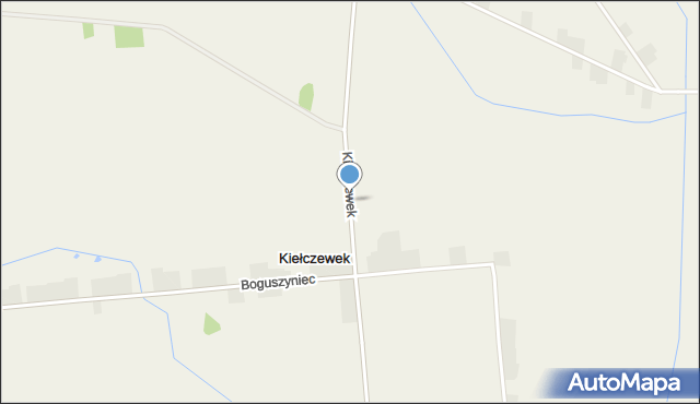 Kiełczewek, Kiełczewek, mapa Kiełczewek