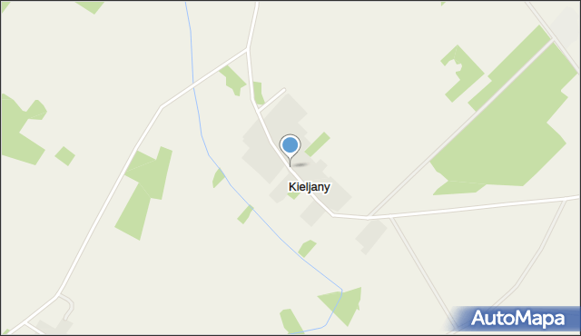 Kieljany, Kieljany, mapa Kieljany