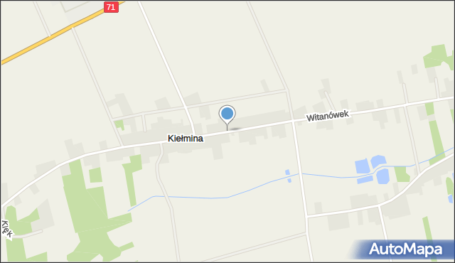 Kiełmina, Kiełmina, mapa Kiełmina