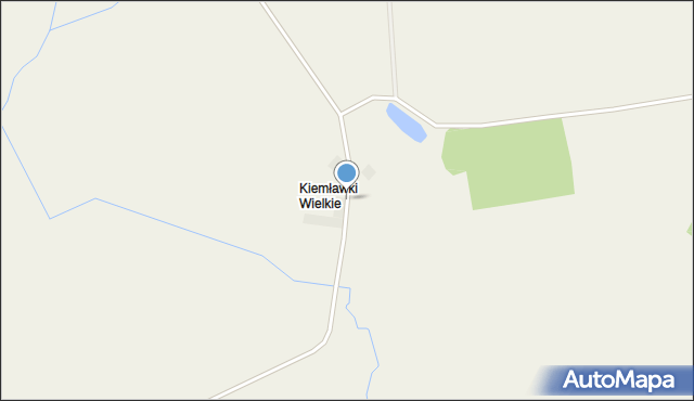 Kiemławki Wielkie, Kiemławki Wielkie, mapa Kiemławki Wielkie