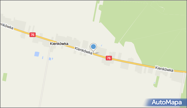 Kienkówka, Kienkówka, mapa Kienkówka