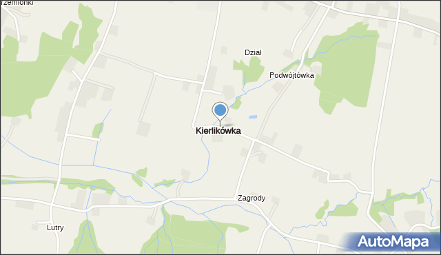 Kierlikówka, Kierlikówka, mapa Kierlikówka