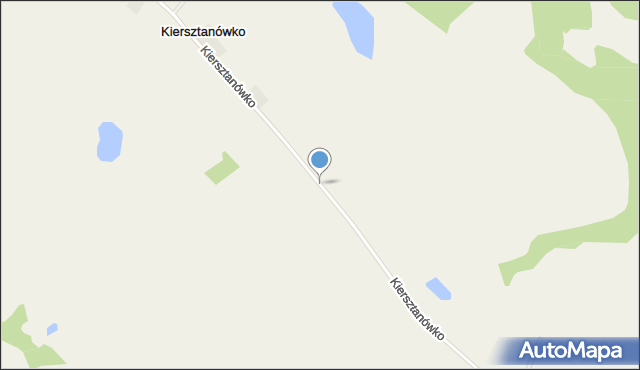 Kiersztanówko, Kiersztanówko, mapa Kiersztanówko