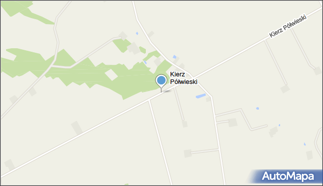 Kierz Półwieski, Kierz Półwieski, mapa Kierz Półwieski