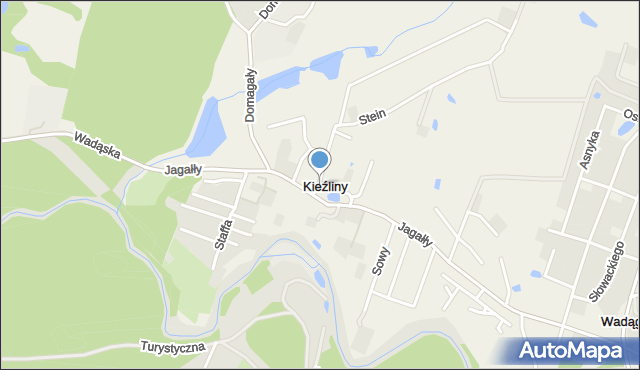 Kieźliny, Kieźliny, mapa Kieźliny