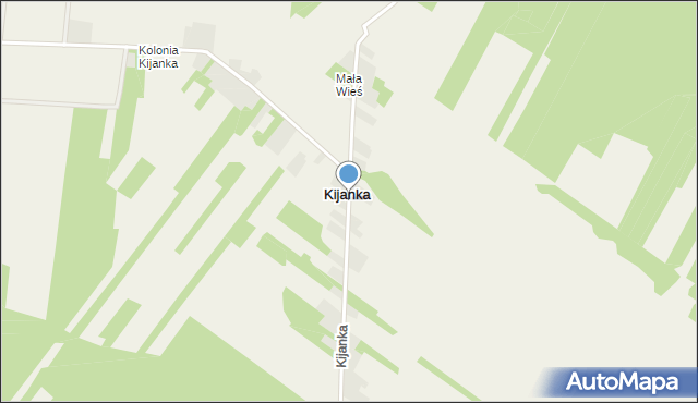 Kijanka, Kijanka, mapa Kijanka