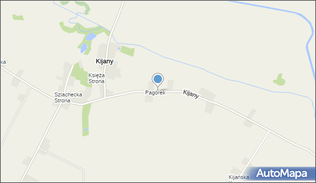 Kijany gmina Bejsce, Kijany, mapa Kijany gmina Bejsce