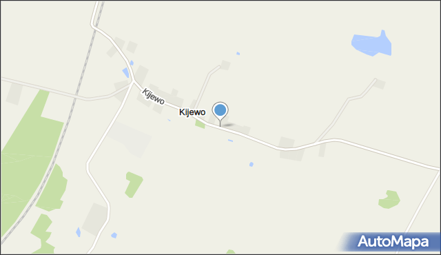 Kijewo gmina Olecko, Kijewo, mapa Kijewo gmina Olecko