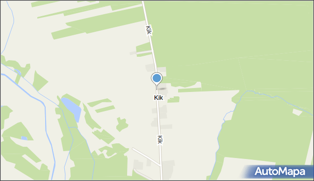 Kik, Kik, mapa Kik