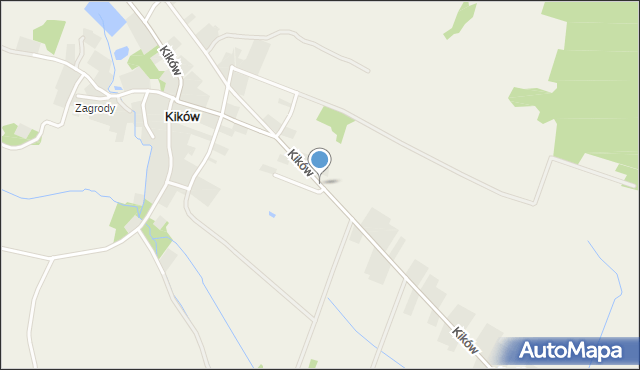 Kików, Kików, mapa Kików