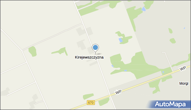 Kirejewszczyzna, Kirejewszczyzna, mapa Kirejewszczyzna