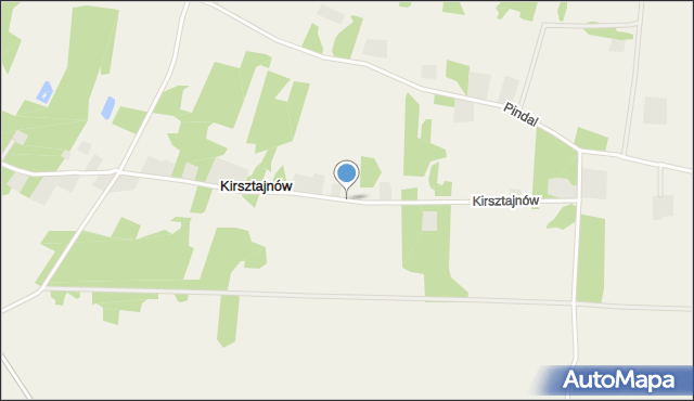 Kirsztajnów, Kirsztajnów, mapa Kirsztajnów