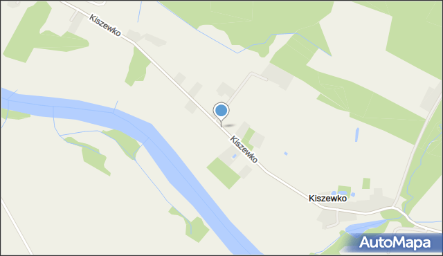 Kiszewko, Kiszewko, mapa Kiszewko