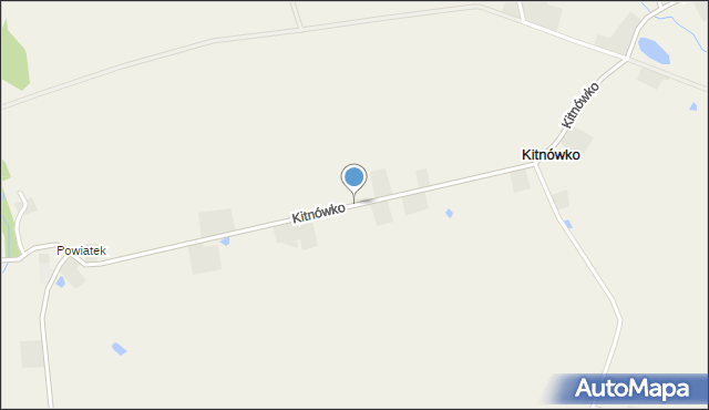 Kitnówko, Kitnówko, mapa Kitnówko