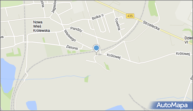 Opole, Kilińskiego Jana, płk., mapa Opola