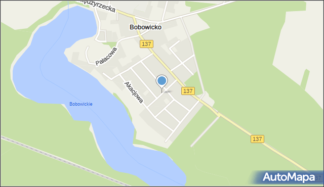 Bobowicko, Klonowa, mapa Bobowicko