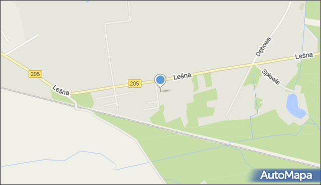 Darłowo, Klonowa, mapa Darłowo