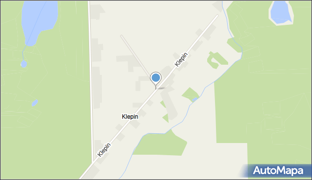 Grzymiradz, Klepin, mapa Grzymiradz