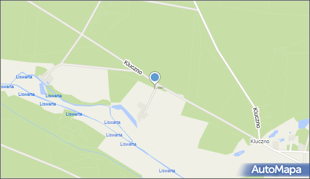 Kamińsko gmina Przystajń, Kluczno, mapa Kamińsko gmina Przystajń