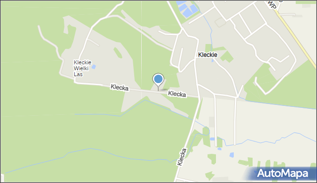 Kielce, Klecka, mapa Kielc