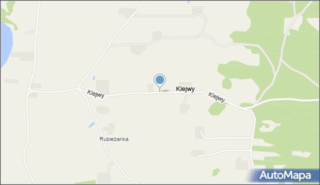 Klejwy, Klejwy, mapa Klejwy