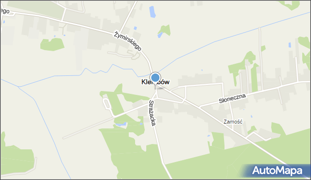 Klembów, Klembów, mapa Klembów