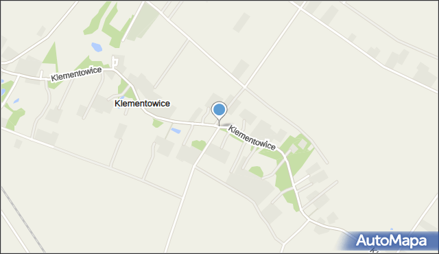 Klementowice, Klementowice, mapa Klementowice