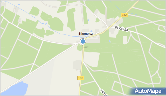 Klempicz, Klempicz, mapa Klempicz