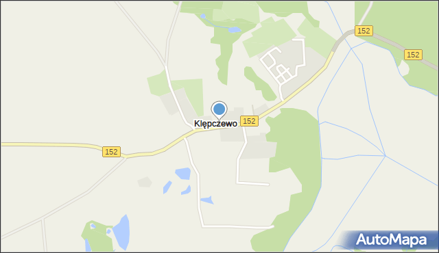 Klępczewo, Klępczewo, mapa Klępczewo