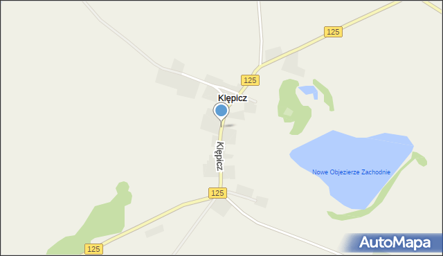 Klępicz, Klępicz, mapa Klępicz