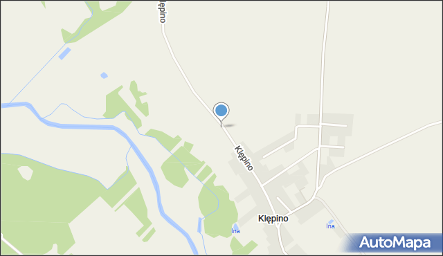 Klępino, Klępino, mapa Klępino