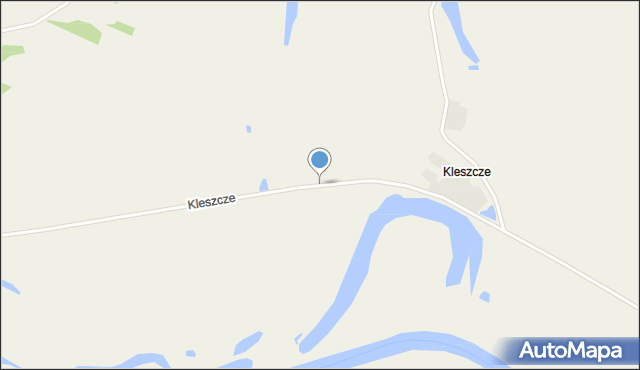 Kleszcze gmina Trzcianne, Kleszcze, mapa Kleszcze gmina Trzcianne
