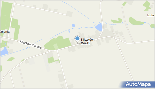 Kliczków Wielki, Kliczków Wielki, mapa Kliczków Wielki