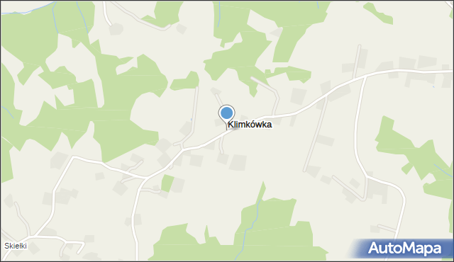 Klimkówka gmina Chełmiec, Klimkówka, mapa Klimkówka gmina Chełmiec