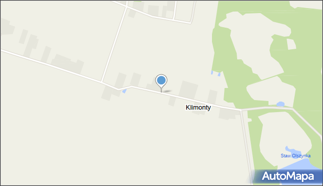 Klimonty gmina Mordy, Klimonty, mapa Klimonty gmina Mordy