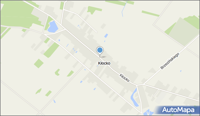 Kłocko, Kłocko, mapa Kłocko