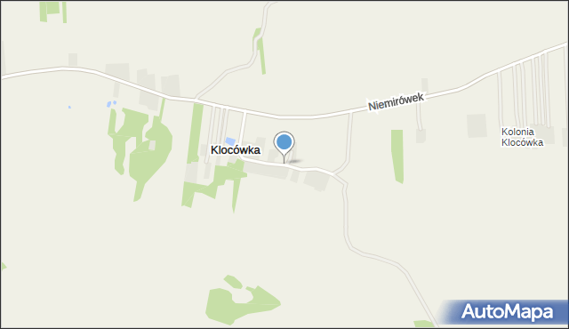 Klocówka, Klocówka, mapa Klocówka