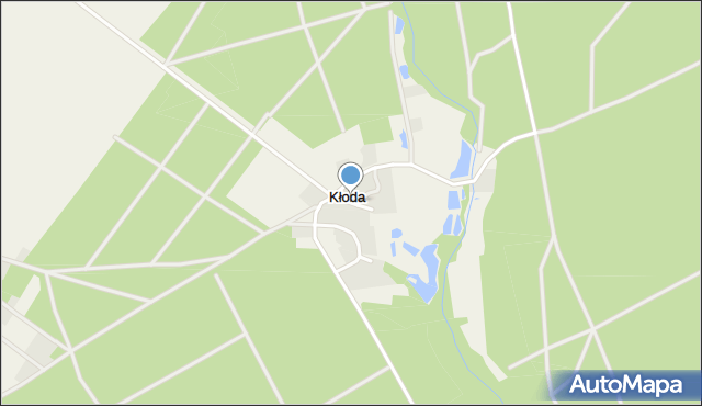 Kłoda gmina Szydłowo, Kłoda, mapa Kłoda gmina Szydłowo