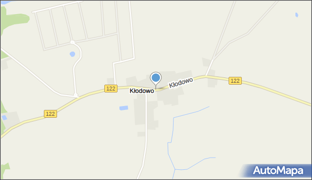 Kłodowo, Kłodowo, mapa Kłodowo