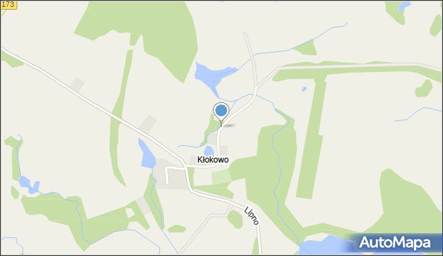 Kłokowo, Kłokowo, mapa Kłokowo